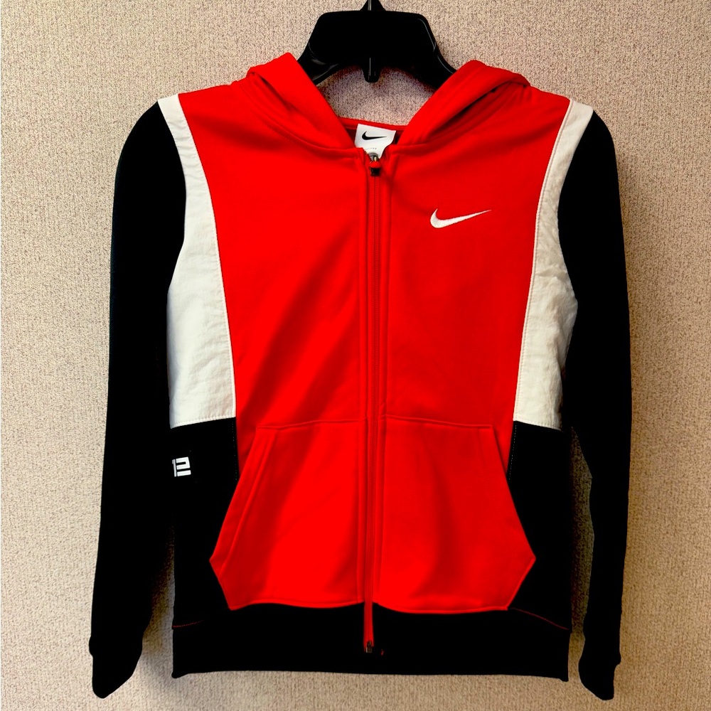 Nike Youth Boys Size Medium Elite Hooded Jacket